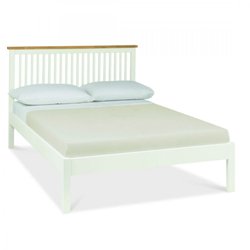 Atlanta double two tone low foot end bed frame. 