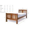 Sedna pine bed frame - view 4