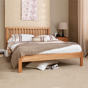 Thornton oak 5ft king size bed frame