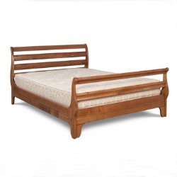 Withington Horizontal Slatted 4ft6 Bed Frame High Foot End