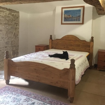 York double 4ft6 pine bed frame 
