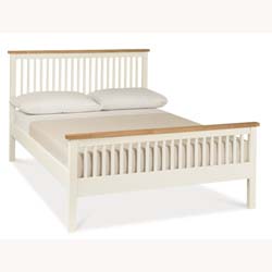 Atlanta two tone 5ft bed frame (high foot end)