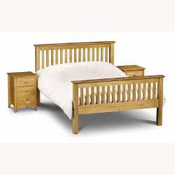 Barcelona pine double LFE bed frame