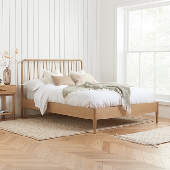 Jesper oak bed frame  