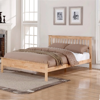 Pentre solid wood oak finish 6ft bed frame
