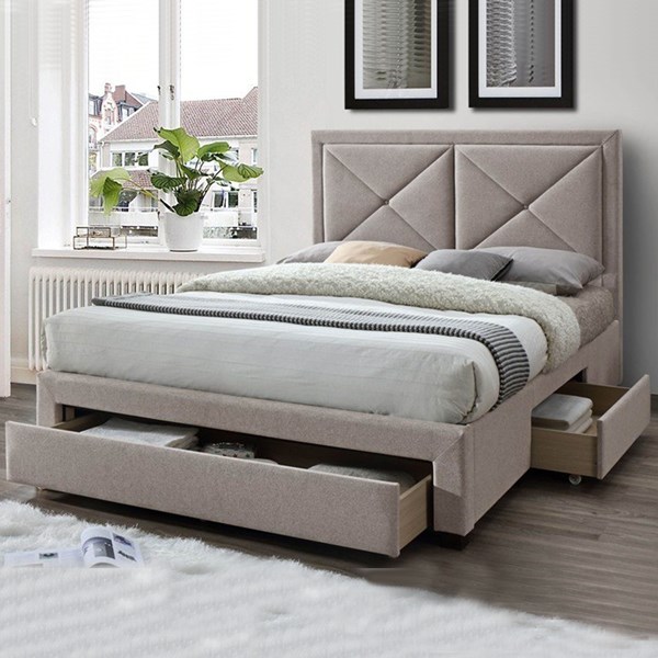 Limelight Cezanne 3 Drawer Fabric Bed Frame