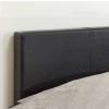 Berlin Brown faux leather bed frame - view 2