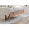 Leonie oak rattan bed frame.  - view 4