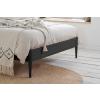 Leonie black oak rattan bed frame.  - view 4