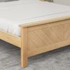 Kenji oak bed frame - view 3