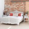 Etienne grey rattan bed frame.  - view 1