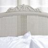 Etienne grey rattan bed frame.  - view 2