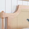 Geneve oak rattan bed frame.  - view 3