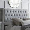 Chelsea grey fabric bed - view 2