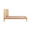 Astrid oak rattan bed frame.  - view 5