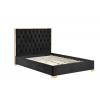 Chelsea black fabric bed - view 5