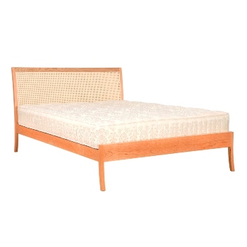 Plymouth rattan bed frame. 