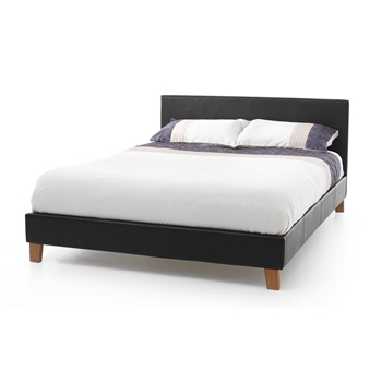 Serene Tivoli Brown Faux Leather Bed Frame