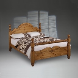 Windsor pine rail end bed frame 
